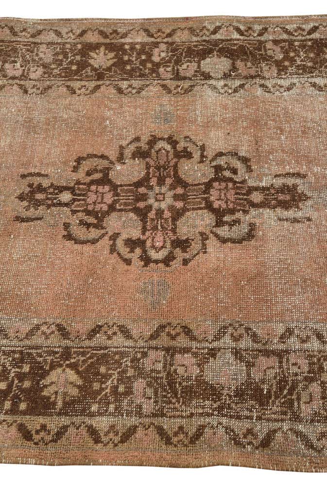 4' 6 x 13' 2 Hand Knotted Ultra Vintage Persian Wool Runner Rug