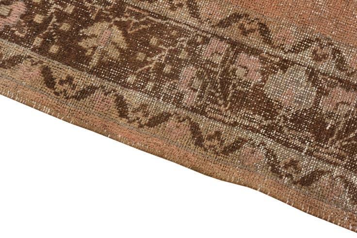 Detail image of 4' 6 x 13' 2 Hand Knotted Ultra Vintage Persian Wool Runner Rug