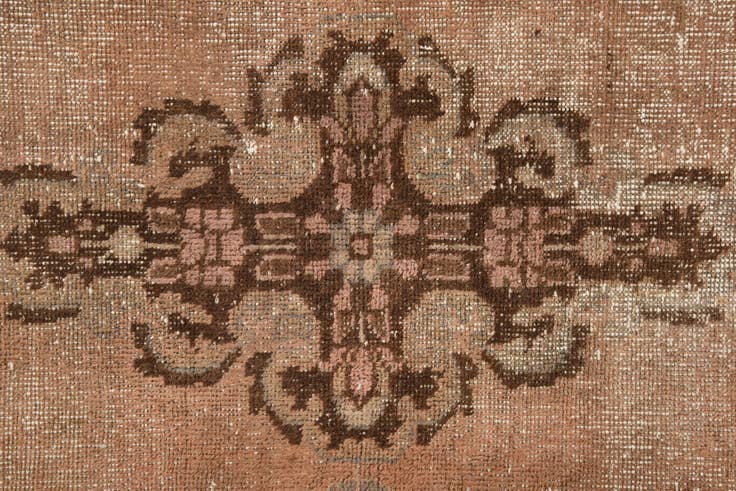 Detail image of 4' 6 x 13' 2 Hand Knotted Ultra Vintage Persian Wool Runner Rug