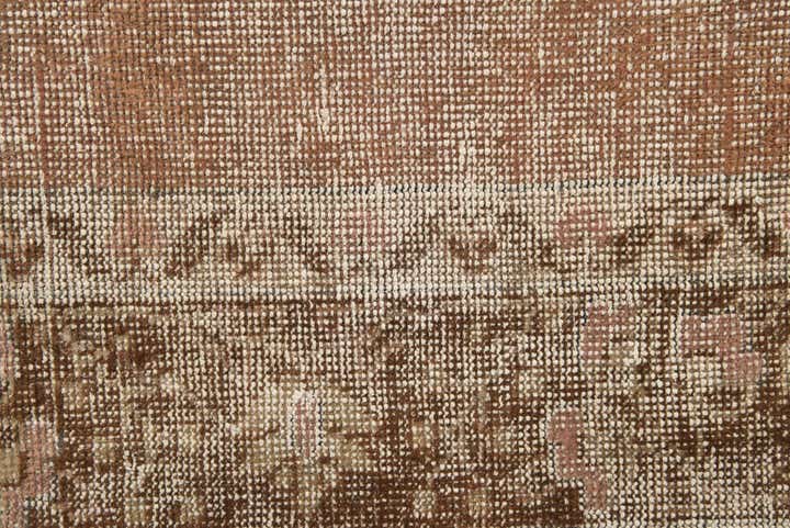 4' 6 x 13' 2 Hand Knotted Ultra Vintage Persian Wool Runner Rug
