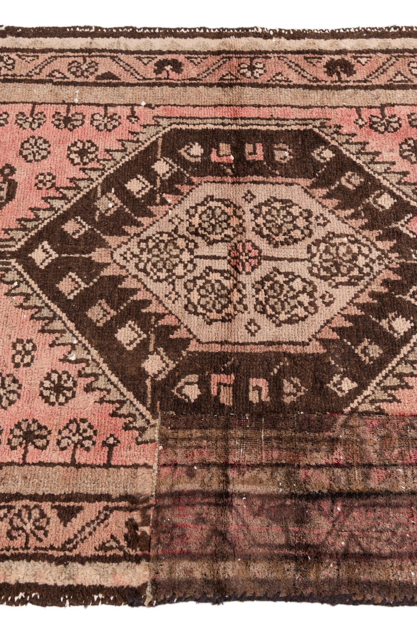 3' 2 x 9' 2 Hand Knotted Ultra Vintage Persian Wool Runner Rug