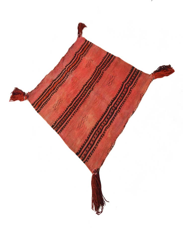 Detail image of 2' 10 x 3' 5  Hand Woven Kilim Fars Wool Square Rug