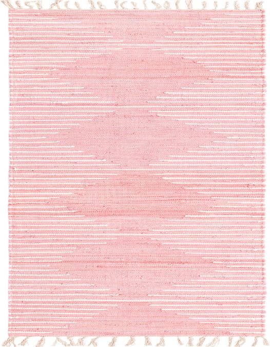 Detail image of 2' 7 x 10' Hand Woven Chindi Cotton Runner Rug