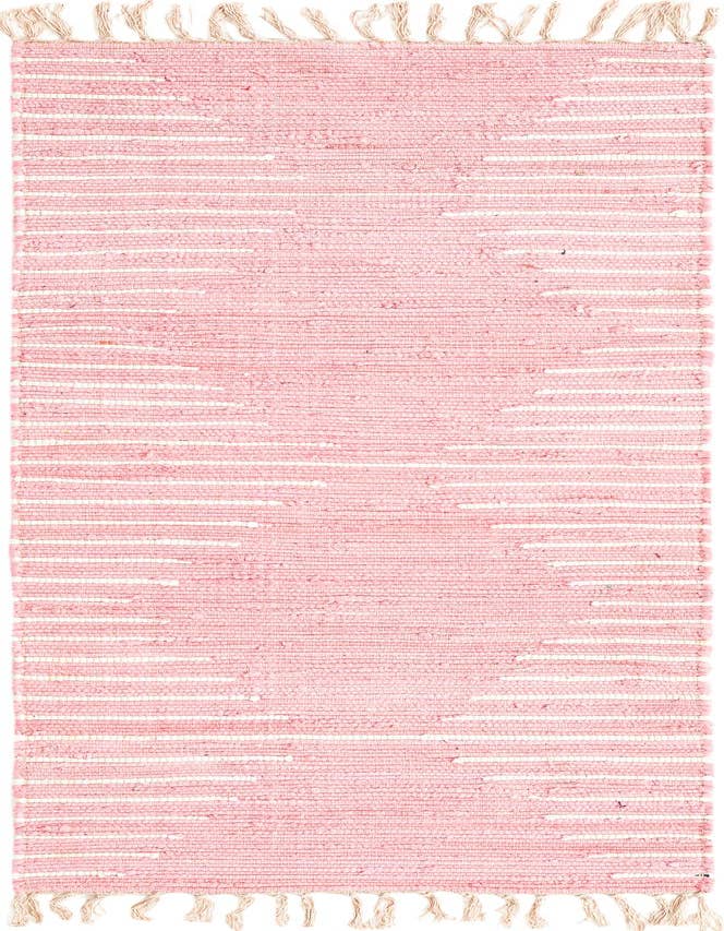 Detail image of 2' 2 x 6' 1 Hand Woven Chindi Cotton Runner Rug