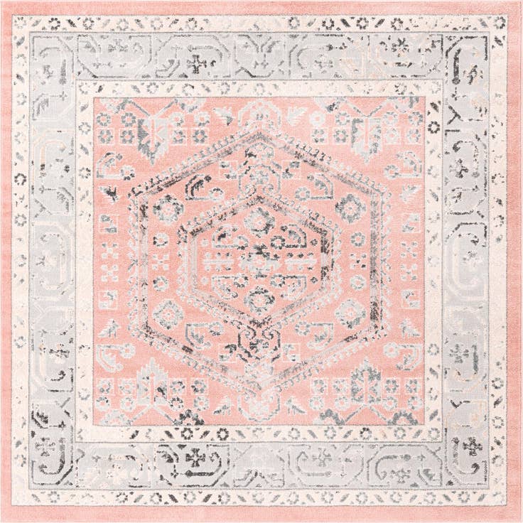 Detail image of 7' 10 x 7' 10 Aurelia Square Rug