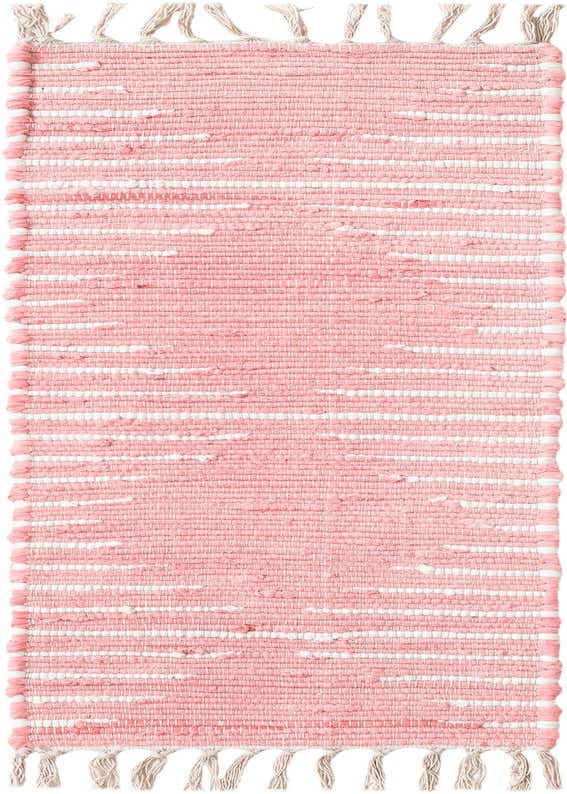 1' 2 x 4' 1 Hand Woven Chindi Cotton Table Runner Rug
