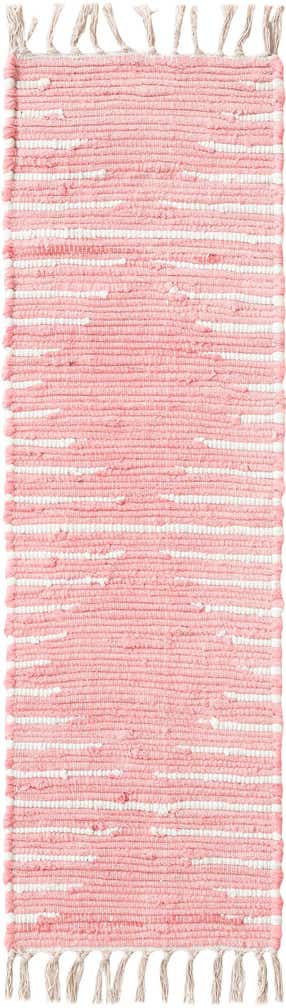 1' 2 x 4' 1 Hand Woven Chindi Cotton Table Runner Rug