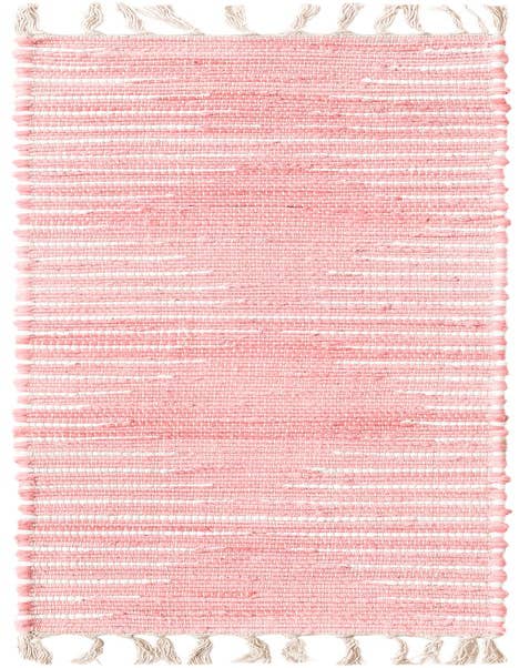 Detail image of 1' 2 x 5' 1 Hand Woven Chindi Cotton Table Runner Rug