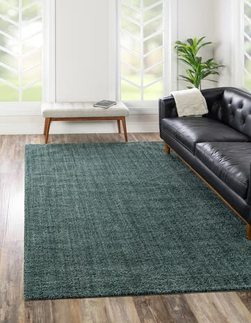 Rosemary Green Jill Zarin Shaggy Chic Rug
