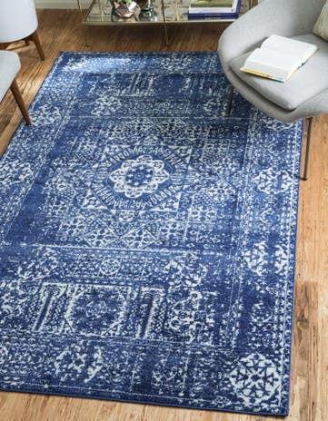 Royal Blue Heritage Rug