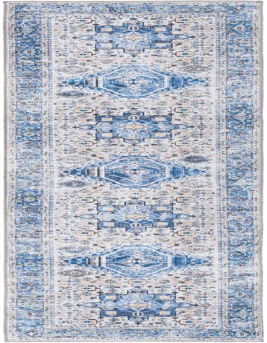 Detail image of 2' 7 x 10' Washable Yara Runner Rug