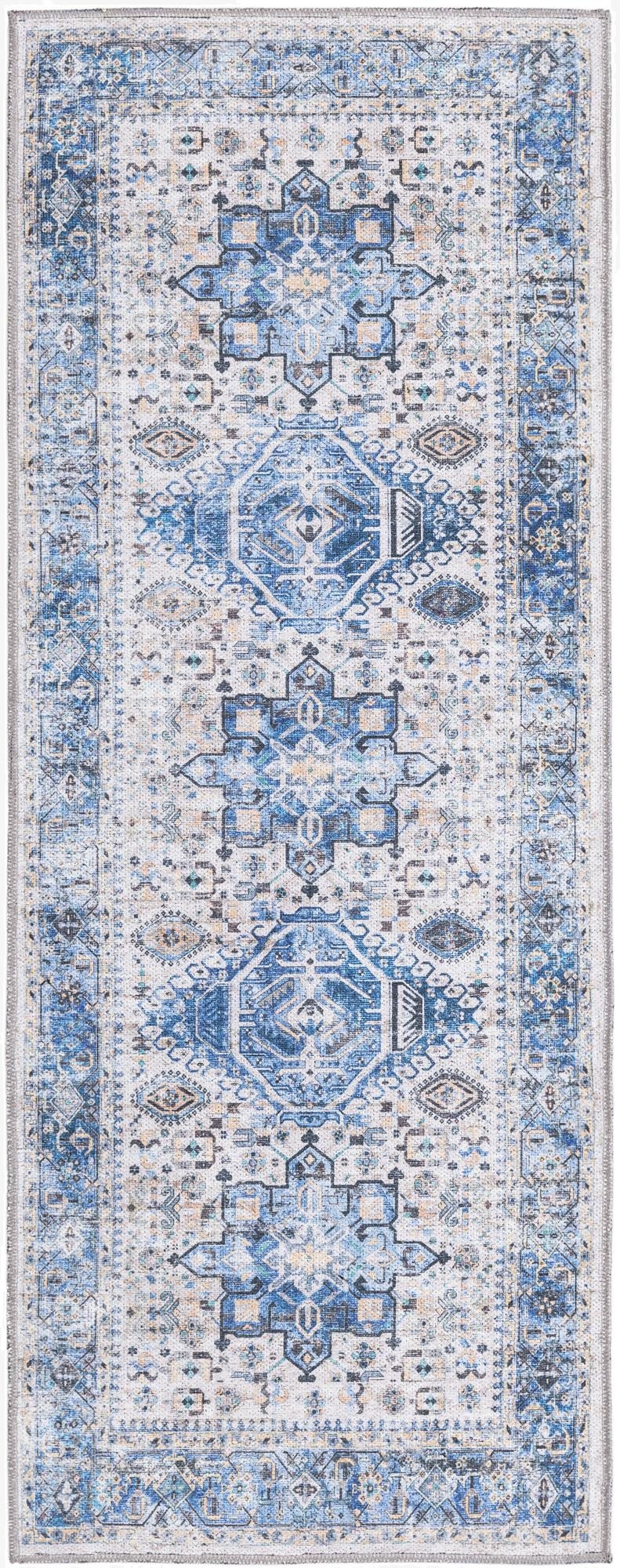 Primary image 2' x 5'  Washable Yara Runner Rug