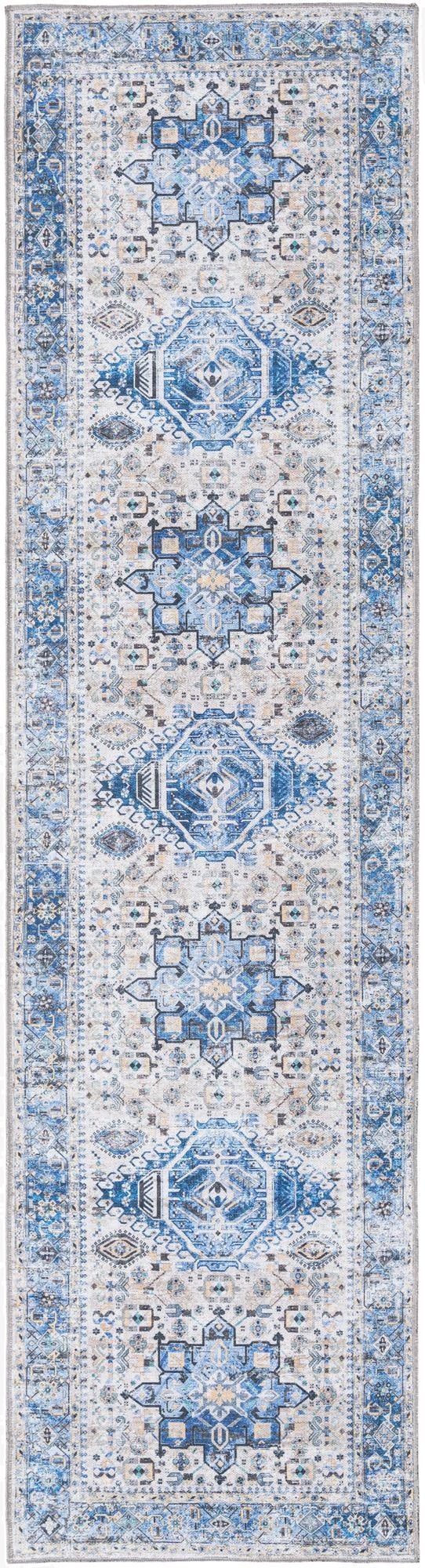 Primary image 2' 7 x 10'  Washable Yara Runner Rug
