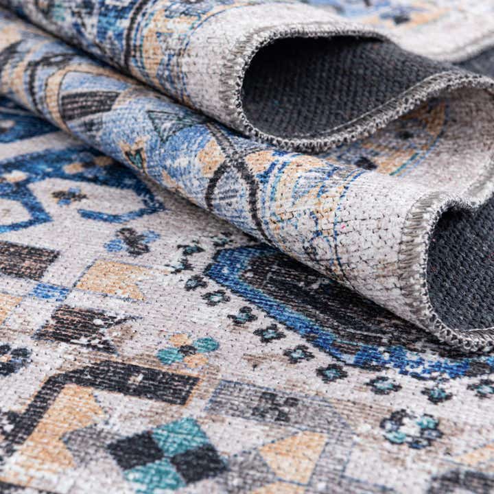 5' x 5' Washable Yara Square Rug