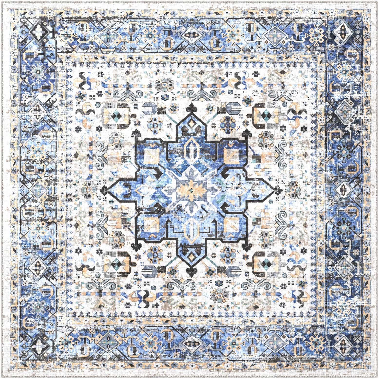 9' 10 x 9' 10 Yara Square Rug