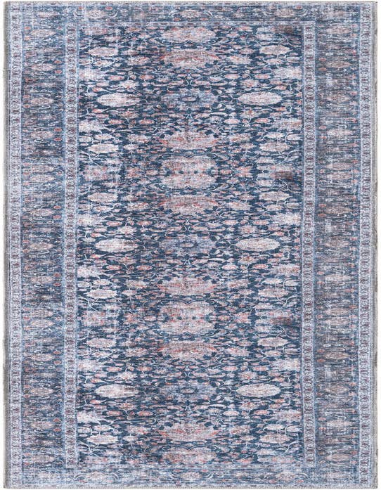 Detail image of 2' 7 x 10' Washable Yara Runner Rug