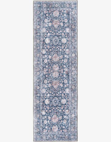 Royal Navy Blue Yara Runner Rug