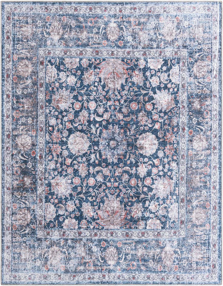 Detail image of 7' 10 x 7' 10 Washable Yara Square Rug