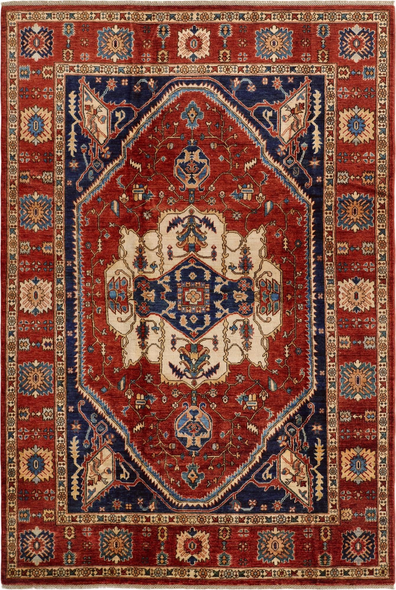 6' 10 x 10' Hand Knotted Heriz Rug
