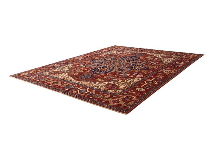 9' 1 x 11' 11 Hand Knotted Heriz Rug
