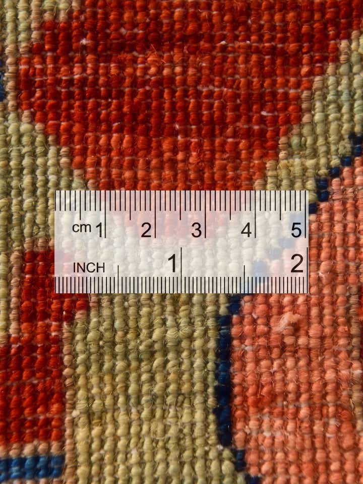 9' 1 x 11' 11 Hand Knotted Heriz Rug