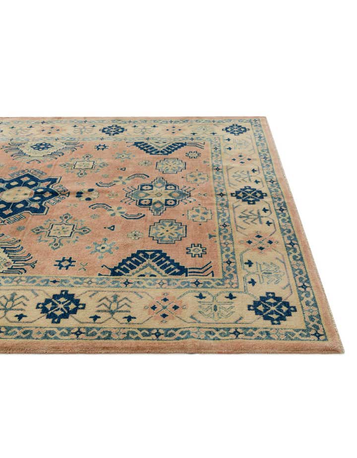 5' 9 x 7' 10 Hand Knotted Oushak Wool Rug