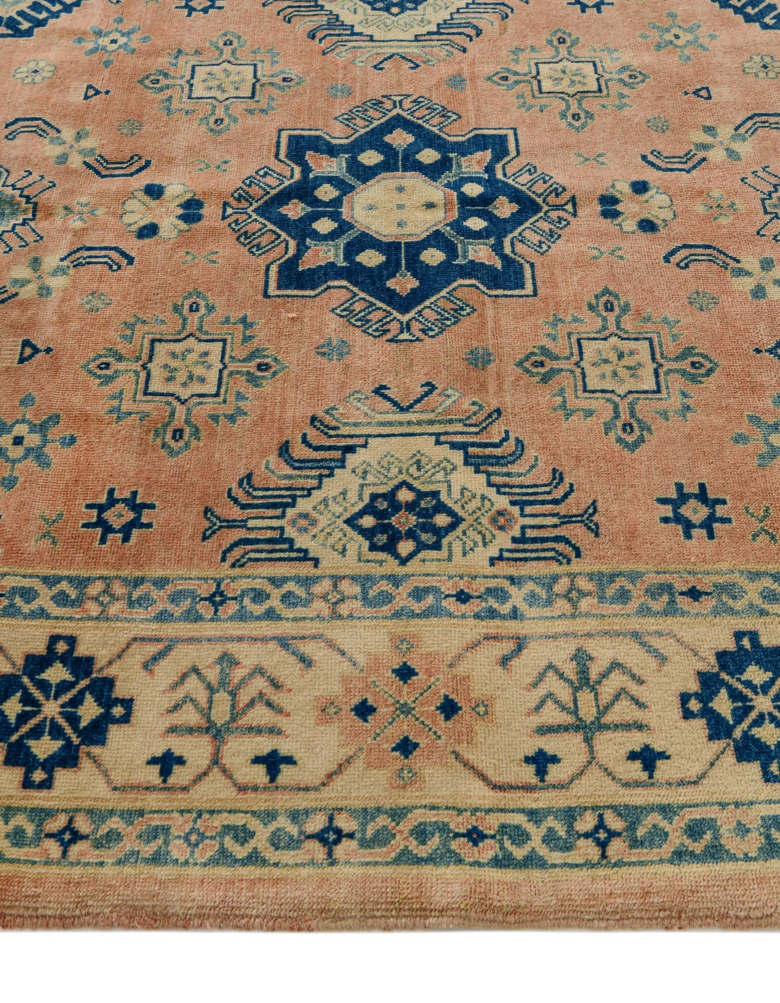 5' 9 x 7' 10 Hand Knotted Oushak Wool Rug