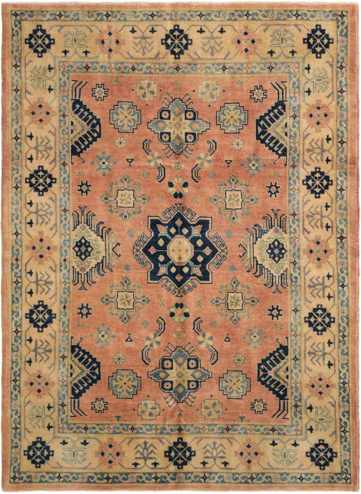 5' 9 x 7' 10 Hand Knotted Oushak Wool Rug