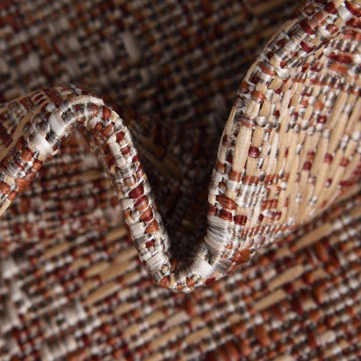 Rust Red 7' 10 x 7' 10 Outdoor Traditional Square Indoor / Outdoor Rug ...