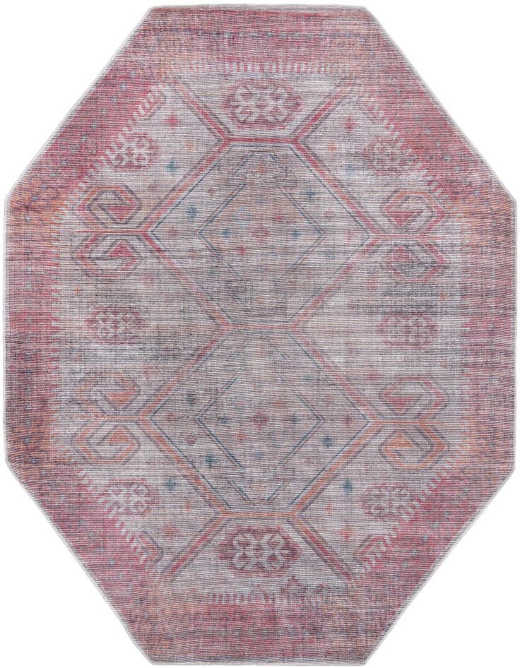 Detail image of 7' 10 x 7' 10 Washable Sisu Octagon Rug