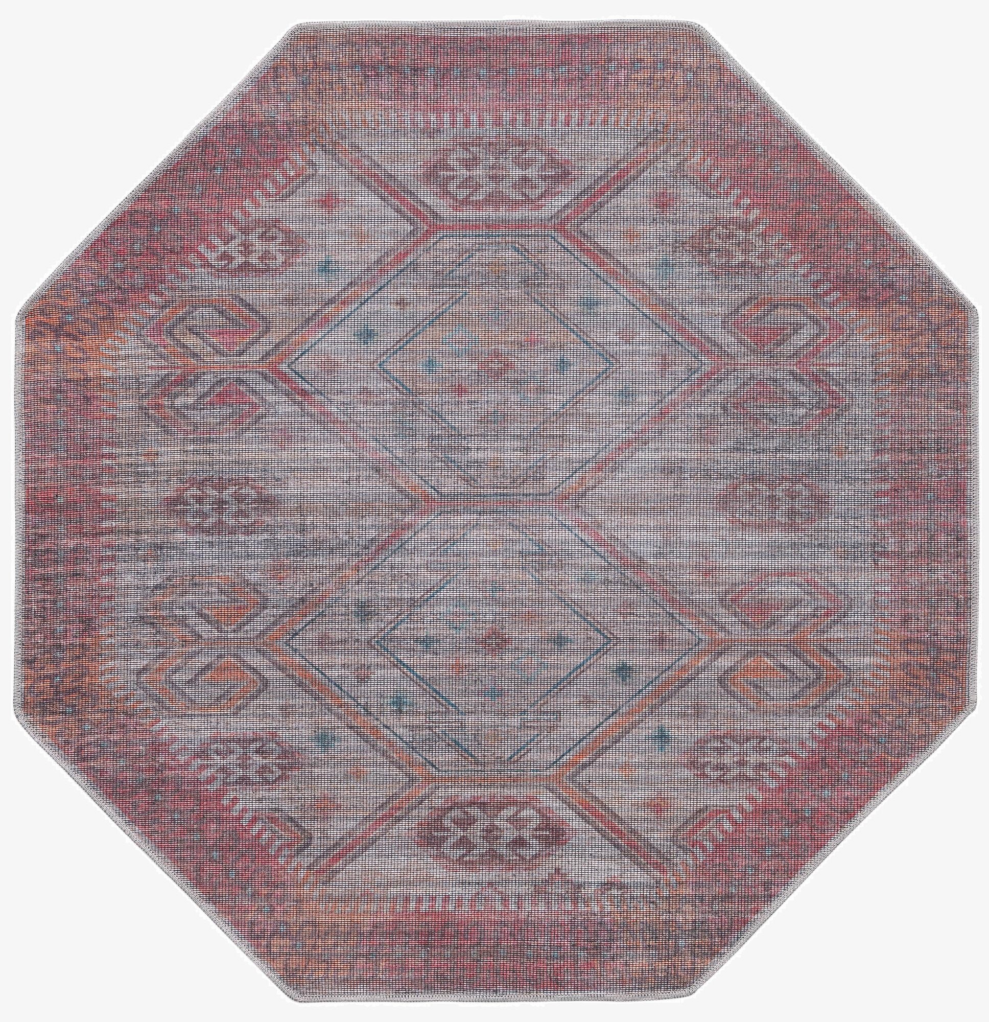 Primary image 5' 3 x 5' 3  Washable Sisu Octagon Rug