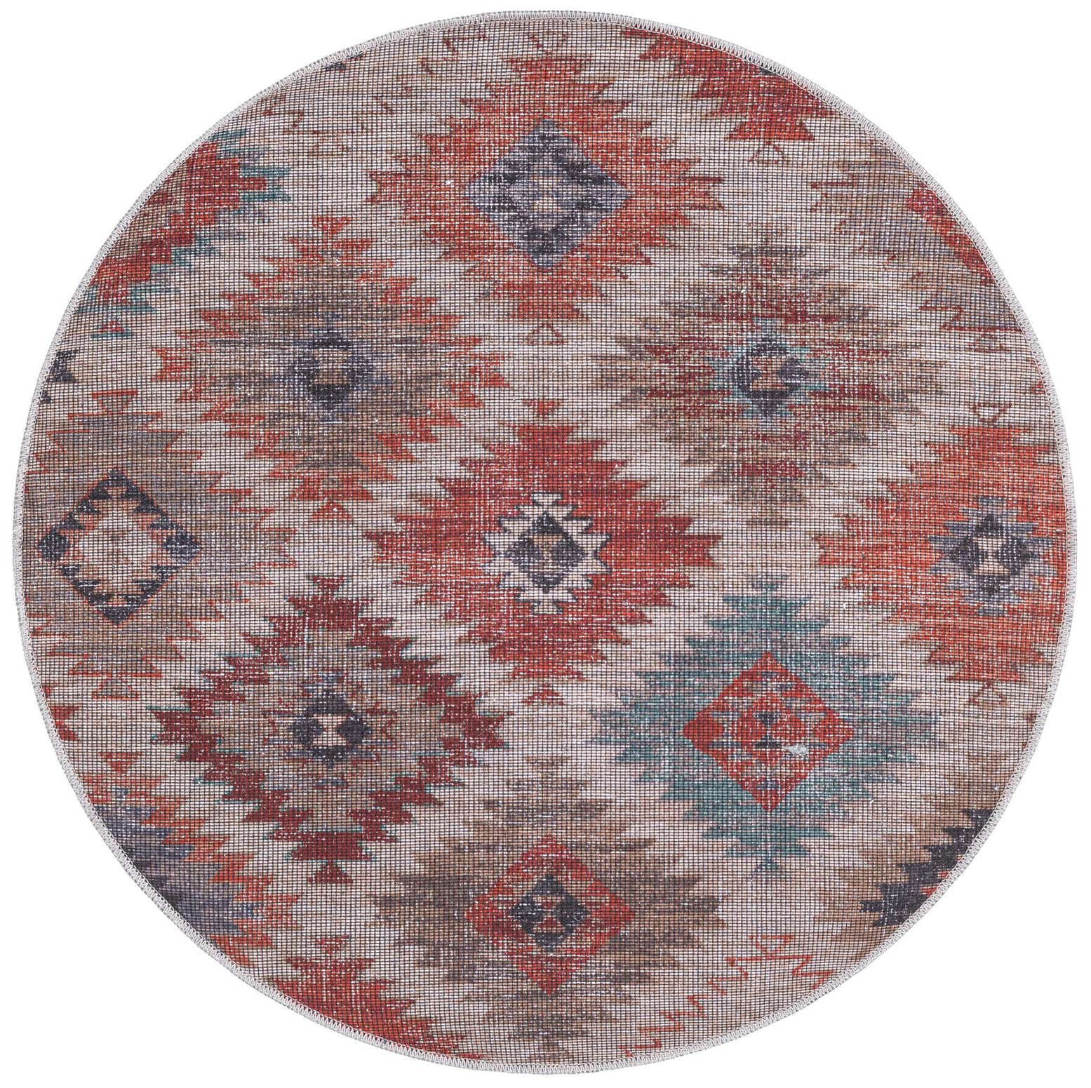 4' x 4' Washable Sisu Round Rug