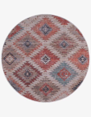 4' x 4' Washable Sisu Round Rug