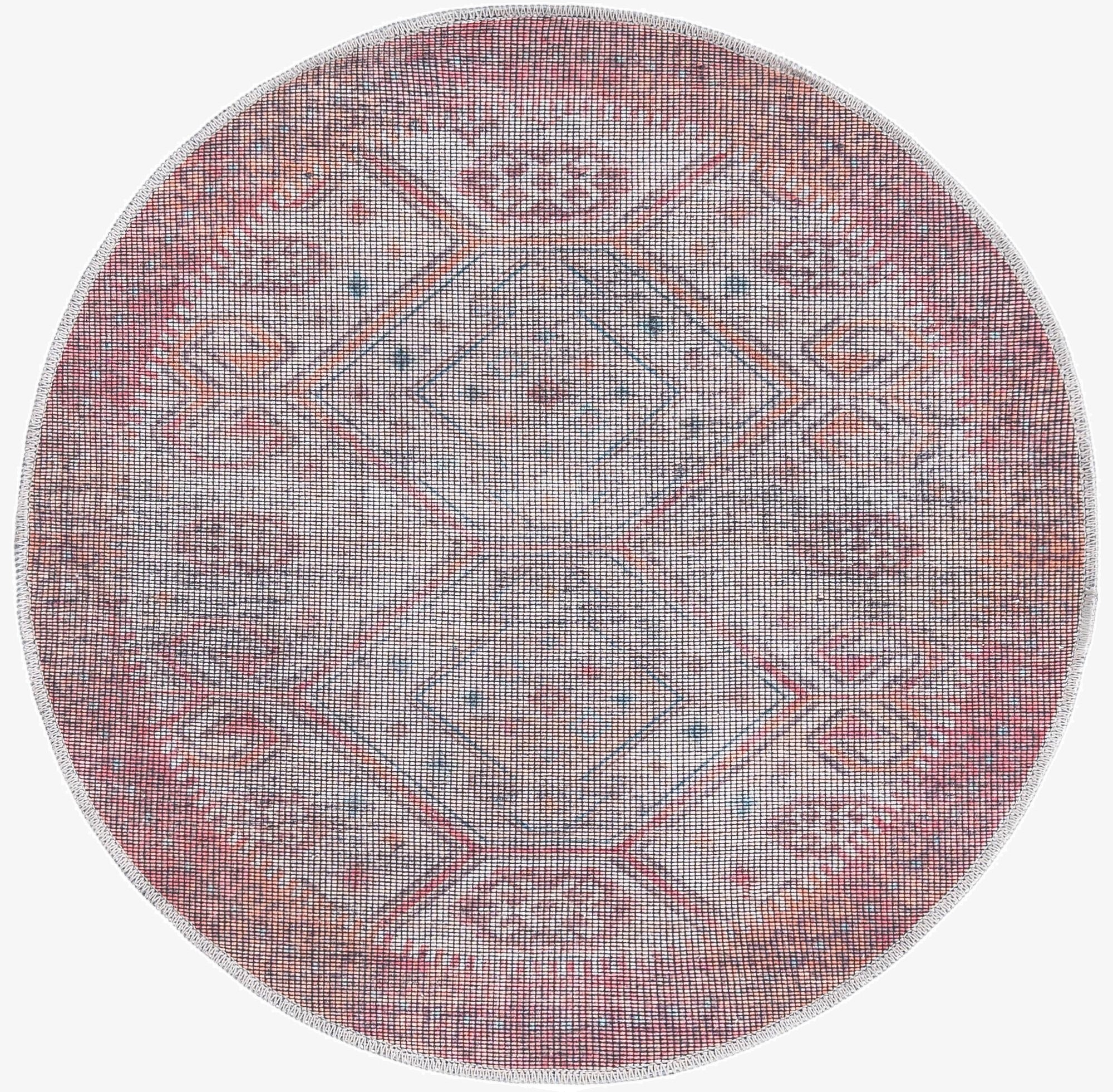 3' 3 x 3' 3  Washable Sisu Round Rug