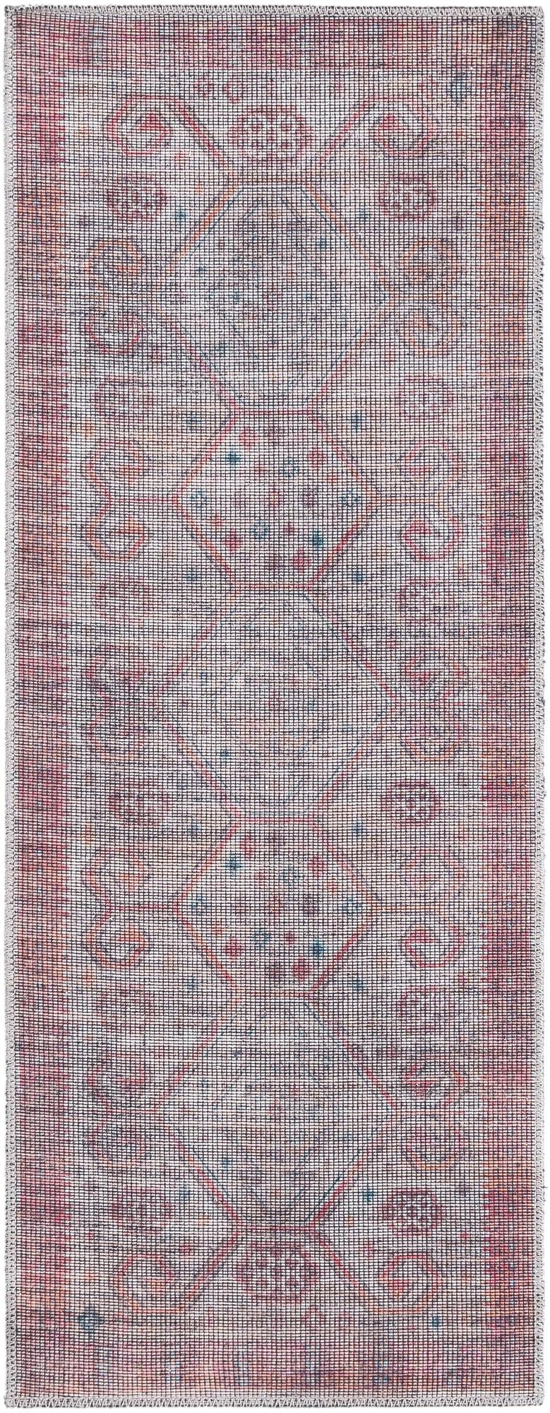 Rug Rust red and Beige Swatch link