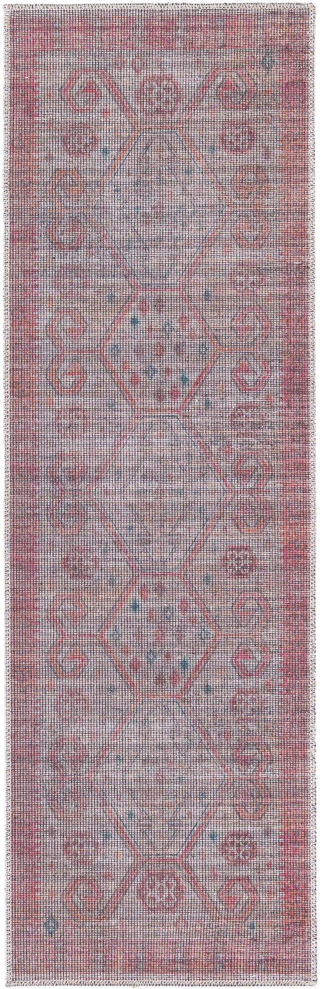 Rug Rust red and Beige Swatch link
