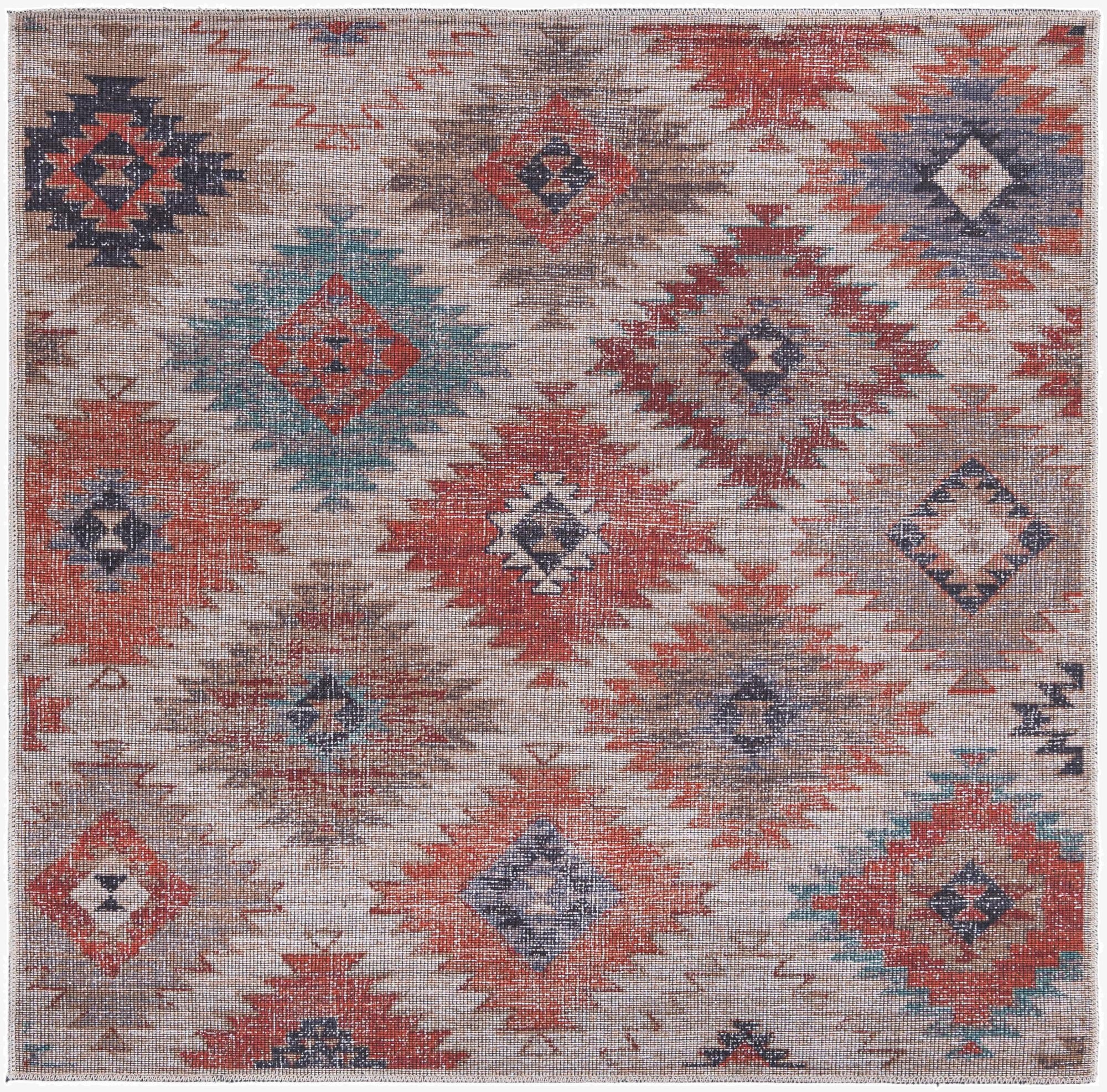 5' 3 x 5' 3  Washable Sisu Square Rug