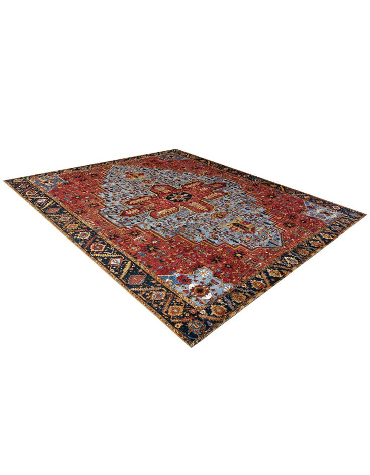 Detail image of 10' x 13' Easy-Clean Traditional Indoor / Outdoor Rug