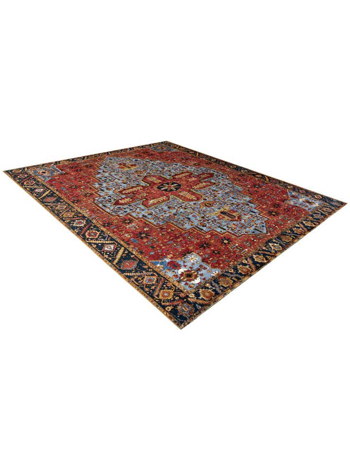 10' x 13' Easy-Clean Traditional Indoor / Outdoor Rug