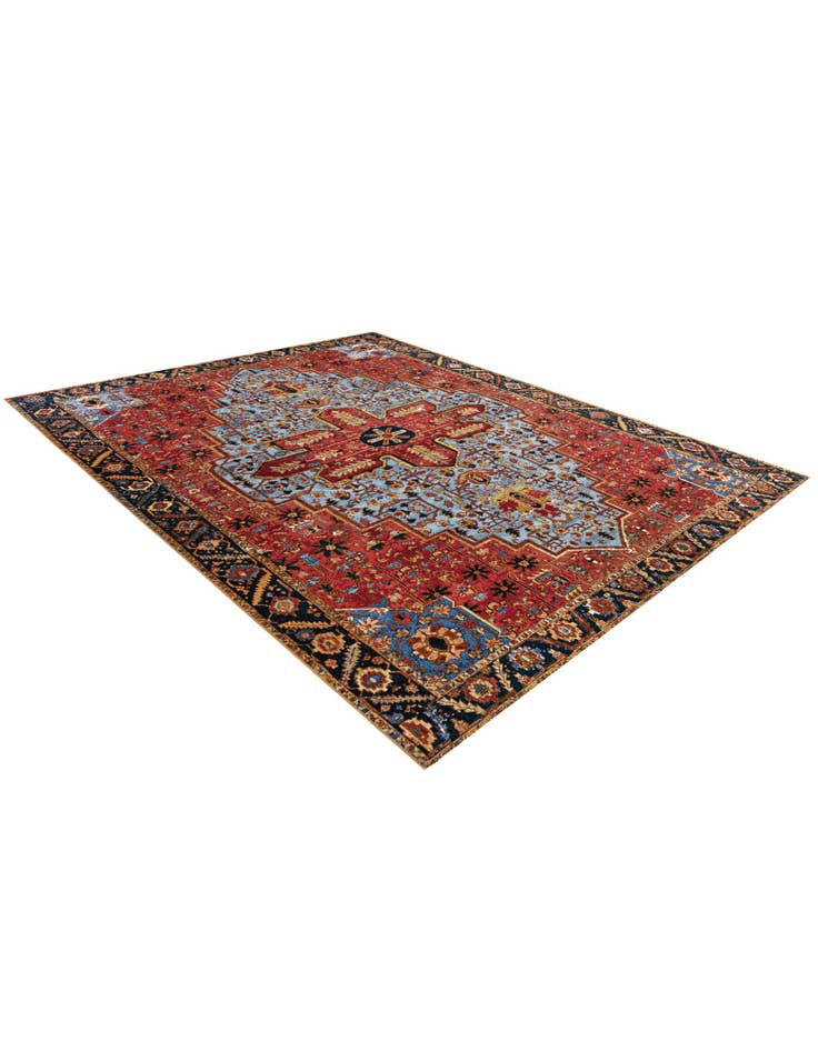 Detail image of 10' x 13'  Washable Traditional Indoor / Outdoor Rug