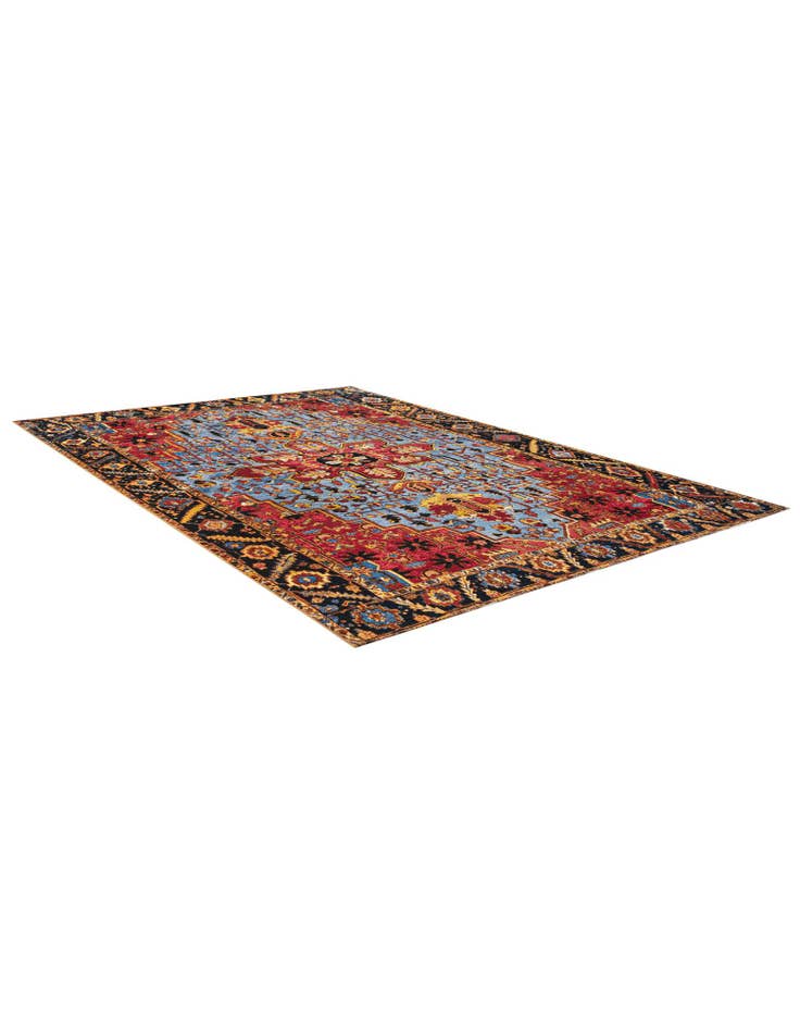 Detail image of 7' x 10'  Washable Traditional Indoor / Outdoor Rug