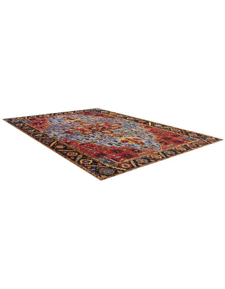 Detail image of 7' x 10'  Washable Traditional Indoor / Outdoor Rug