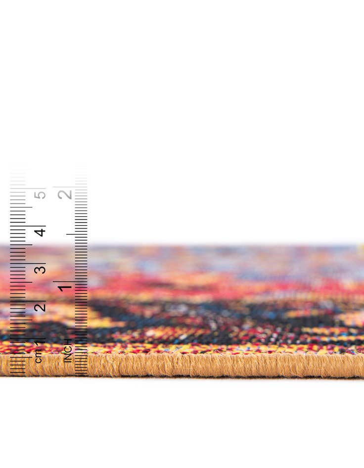 Detail image of 2' x 6'  Washable Traditional Indoor / Outdoor Runner Rug