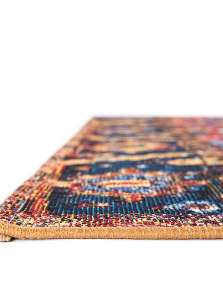 Detail image of 2' x 6'  Washable Traditional Indoor / Outdoor Runner Rug