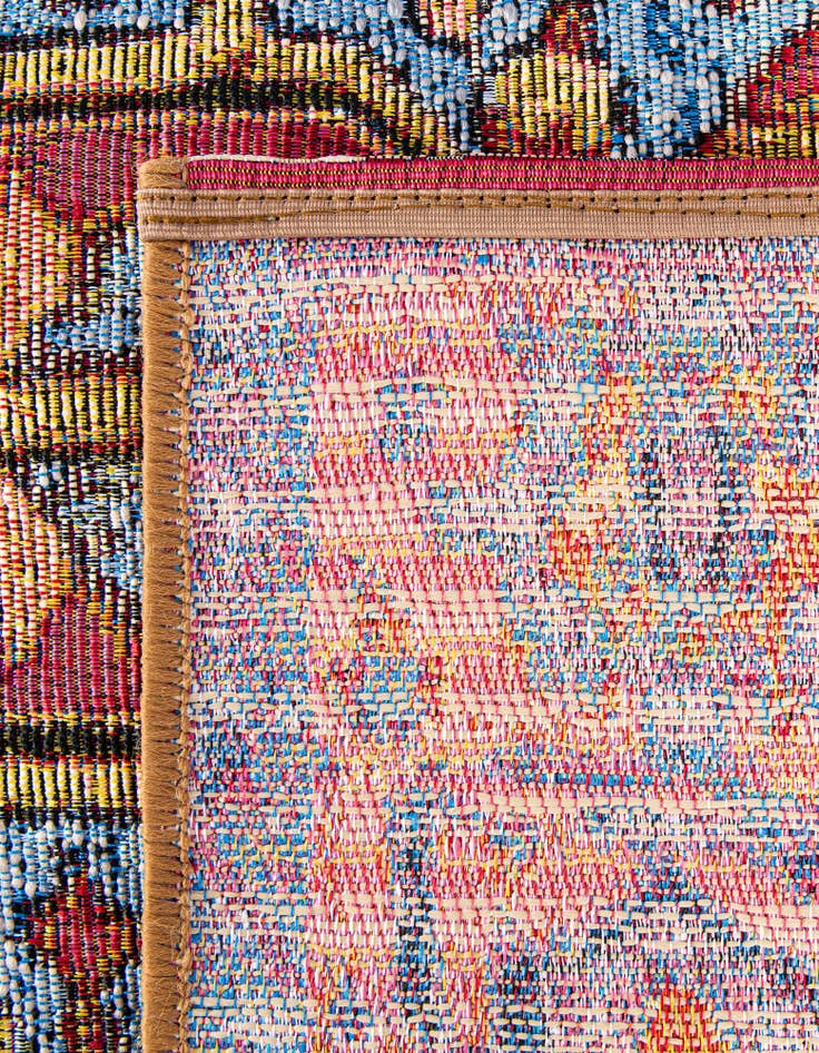 Detail image of 2' x 6'  Washable Traditional Indoor / Outdoor Runner Rug