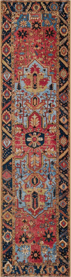 Detail image of 2' x 8' Easy-Clean Traditional Indoor / Outdoor Runner Rug