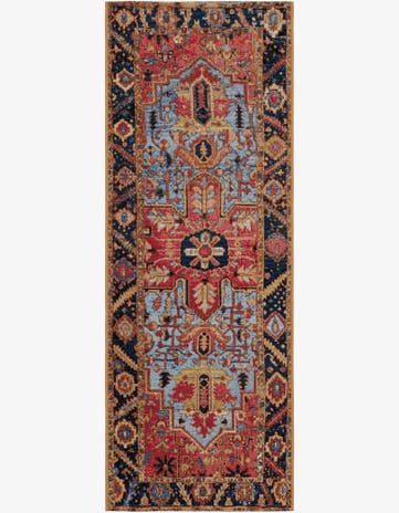 2' x 6' Easy-Clean Traditional Indoor / Outdoor Runner Rug