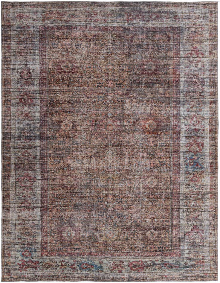 Detail image of 9' 2 x 12' Washable Nostalgia Rug