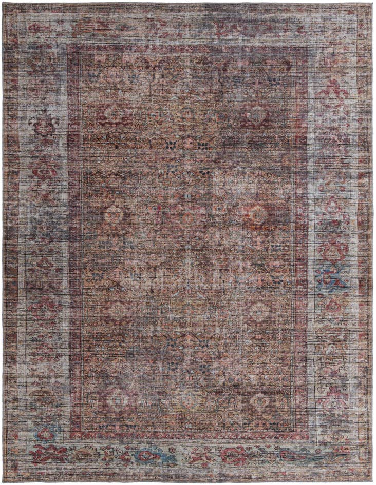 Detail image of 9' 2 x 12' Washable Nostalgia Rug