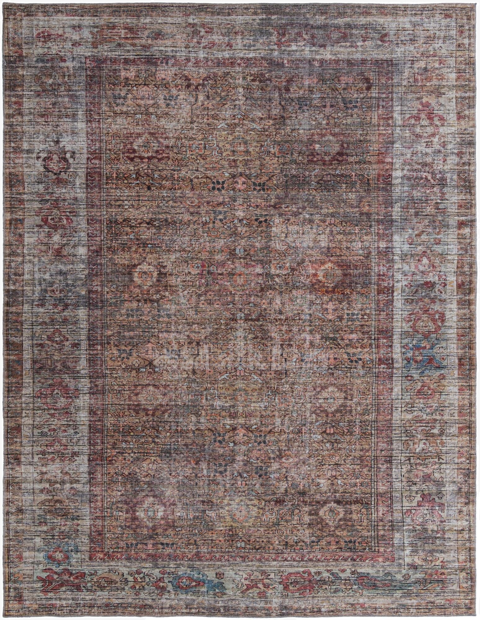 9' 2 x 12'  Washable Nostalgia Rug